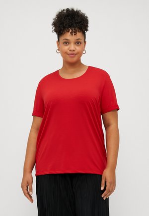 CARMOSTER FOLD UP  - Basic T-shirt - salsa