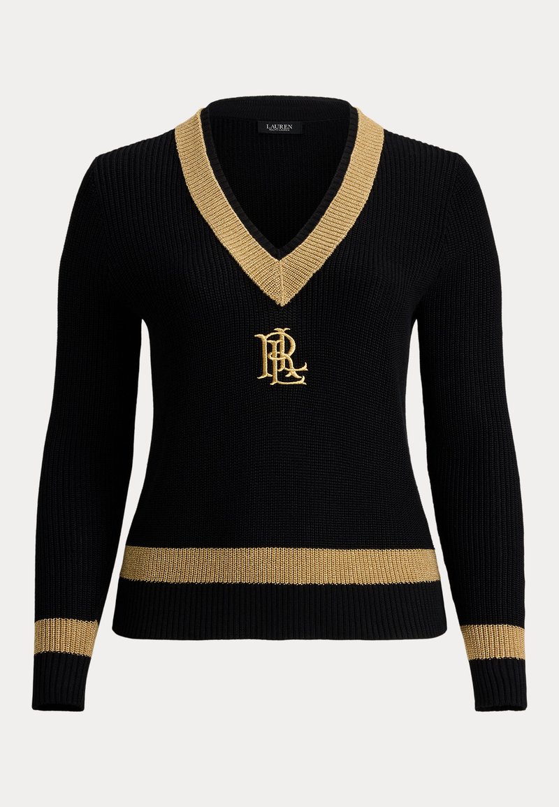 Lauren Ralph Lauren Woman METALLIC TRIM CRICKET SWEATER - Jumper ...
