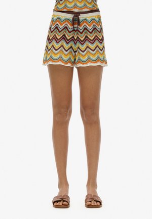 Superdry ZIGZAG - Shorts - mint zigzag stripe