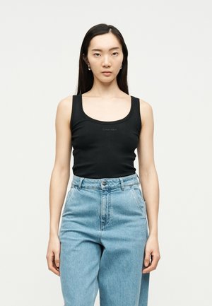 VARIGATED NANO LOGO TANK - Μπλούζα - black