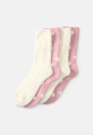 WOMEN COSY PATTERNED SOCKS 4 PACK - Socks - dusty rose