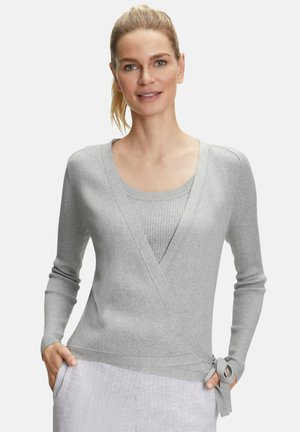 FALKE Strickjacke - light grey