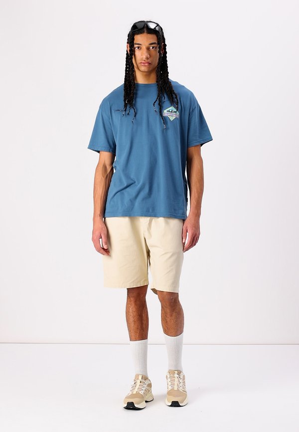 CRYSTAL JET UNISEX - Print T-shirt - real teal2