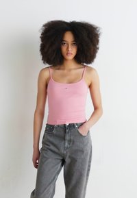 Tommy Jeans TJW ESSENTIAL STRAP 2 PACK - Top - white/pink