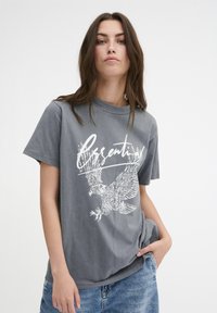 My Essential Wardrobe HANNE - Marškinėliai su spaudiniu - silent grey