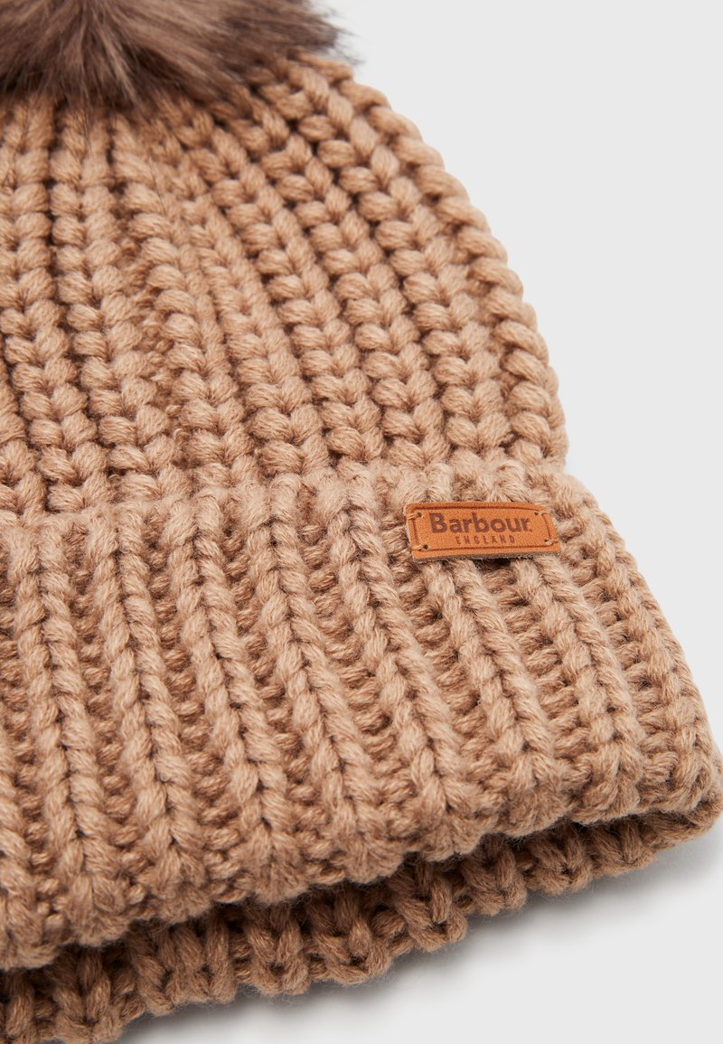 Barbour SALTBURN BEANIE Beanie mink/beige Zalando