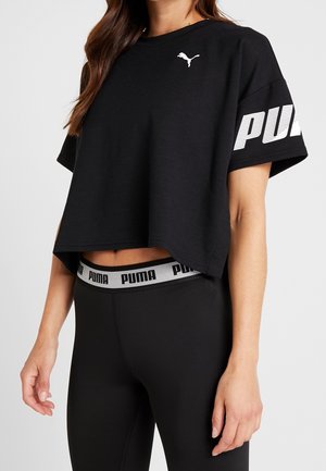 Print T-shirt - black