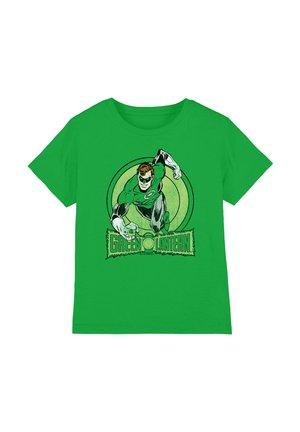 Cotton Soul, GREEN LANTERN POWER STANCE UNISEX - T-Shirt print - dark green