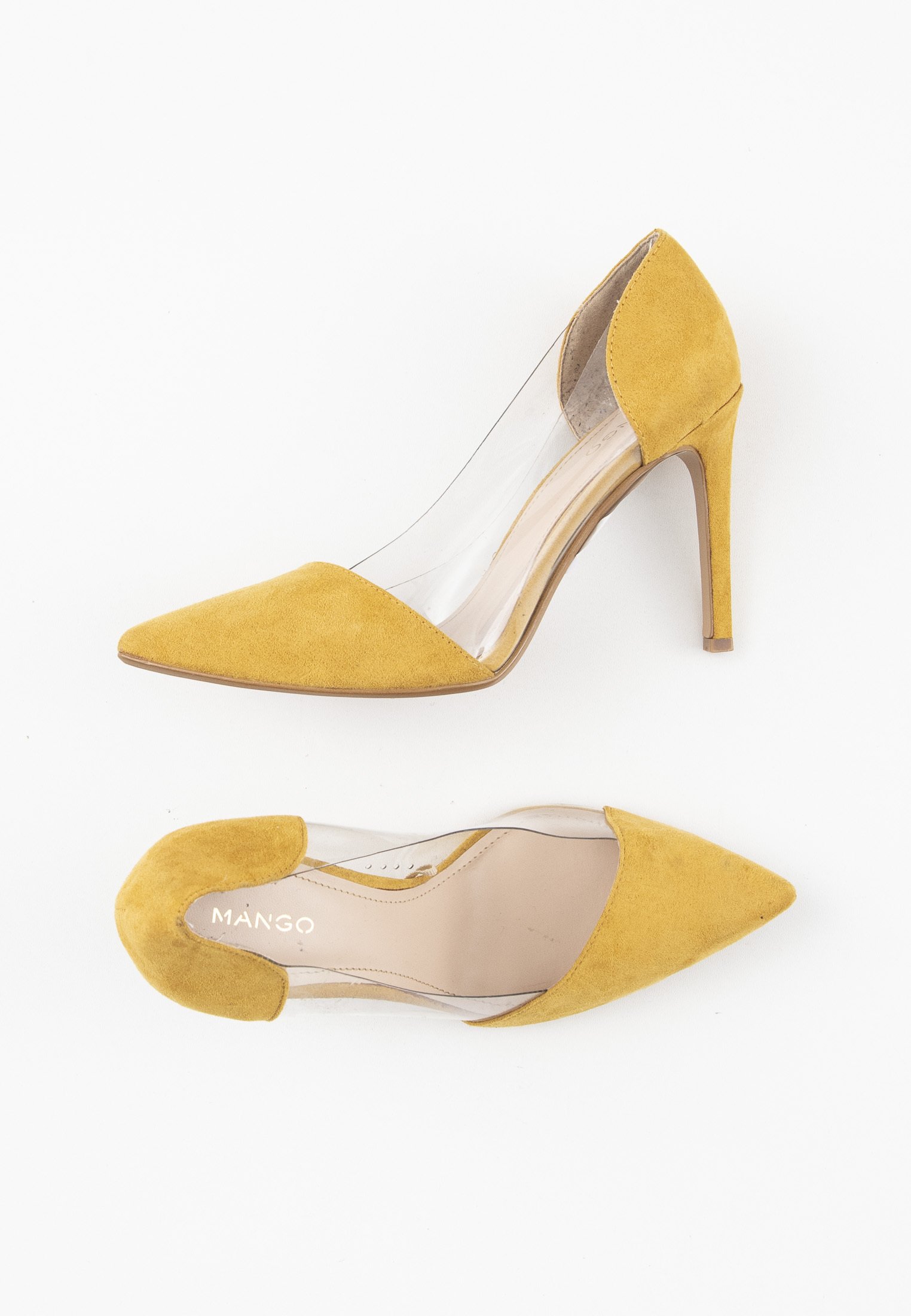 Mango Zapatos altos - yellow/amarillo - Zalando.es