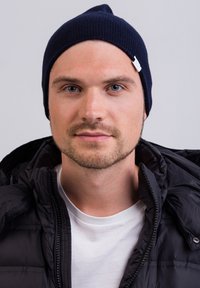 CASH-MERE Čepice - marine blau