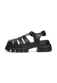 FISHERMAN - Platåsandaler - black