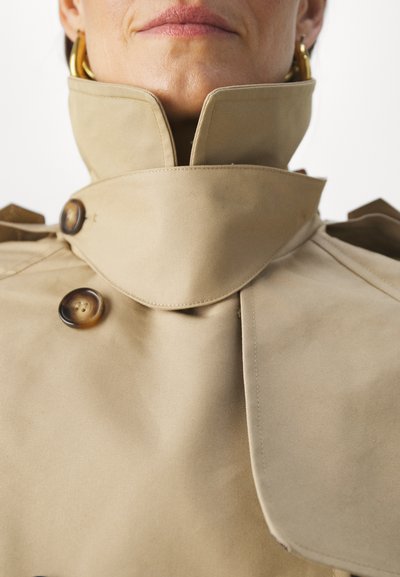 STUDIO ID ISLA SHORT TRENCH COAT - Viegla jaka - camel