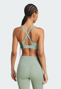 adidas Performance BRA - Sujetadores deportivos con sujeción alta - silver green