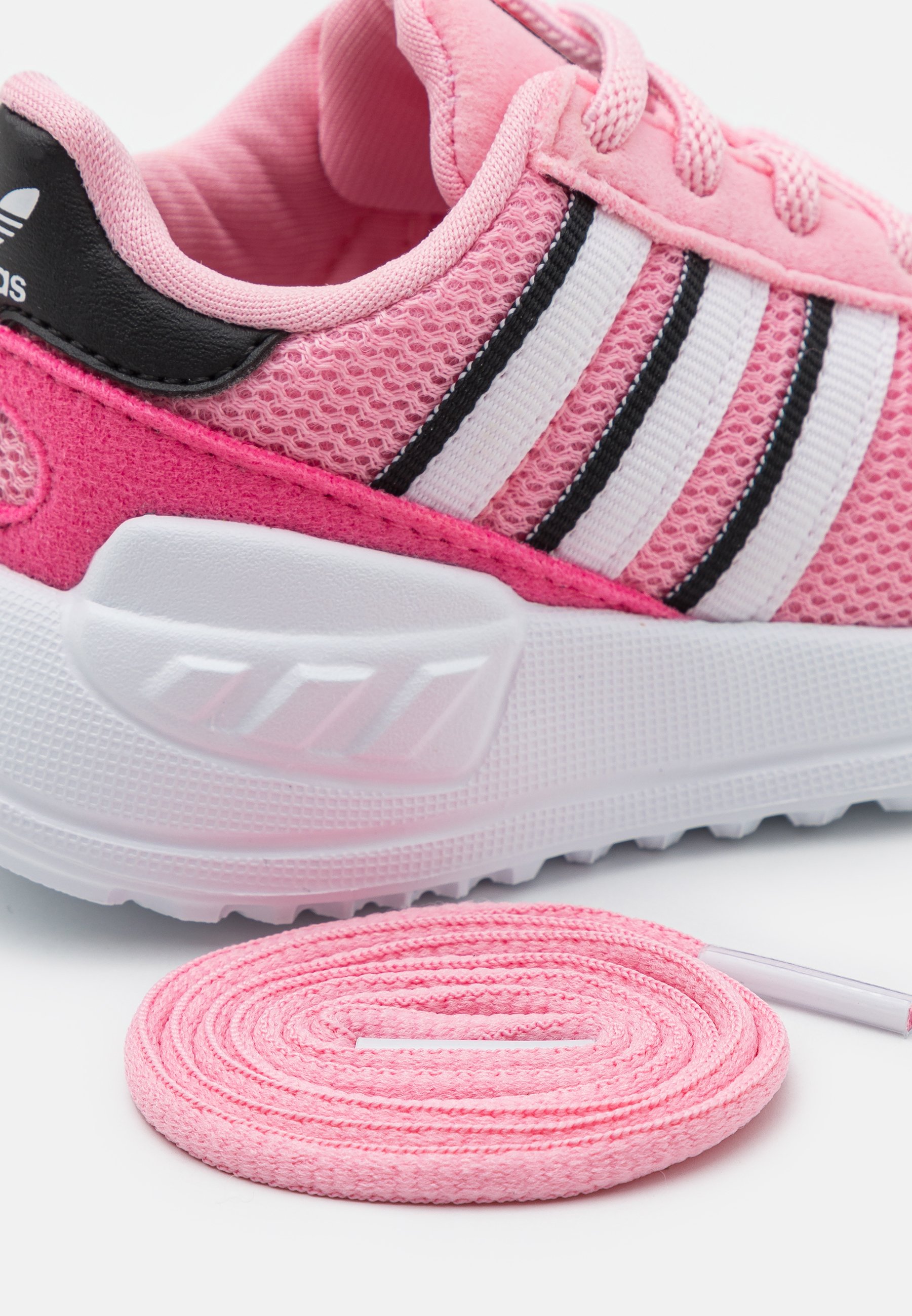 black pink adidas trainers
