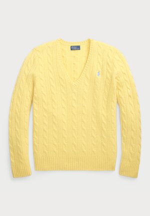 Polo Ralph Lauren KIMBERLY LONG SLEEVE - Neule - fall yellow