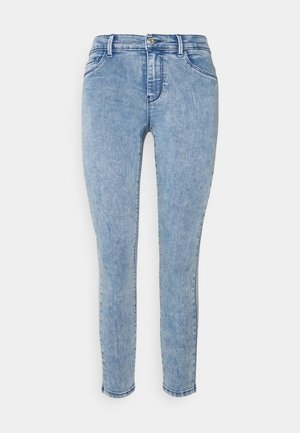 ONLRAIN ACID WASH - Skinny džíny - medium blue denim