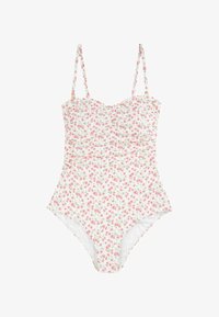 Non sélectionné, ecru pink ditsy pique