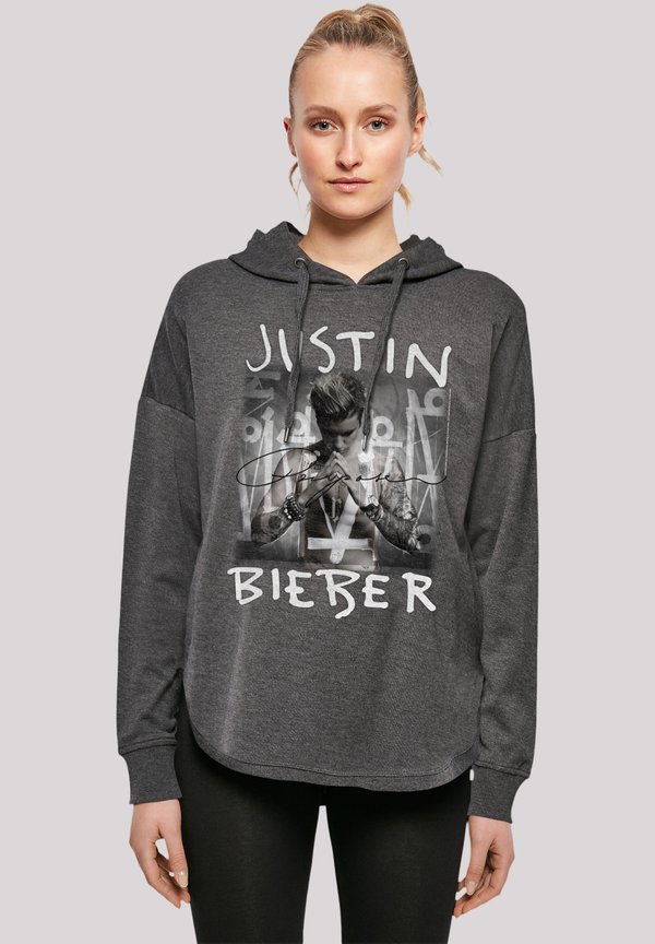 JUSTIN BIEBER PURPOSE ALBUM COVER - Kapuzenpullover - charcoal