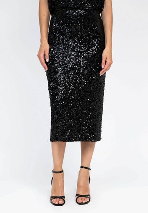 MIDI JURYLY - Jupe crayon - noir