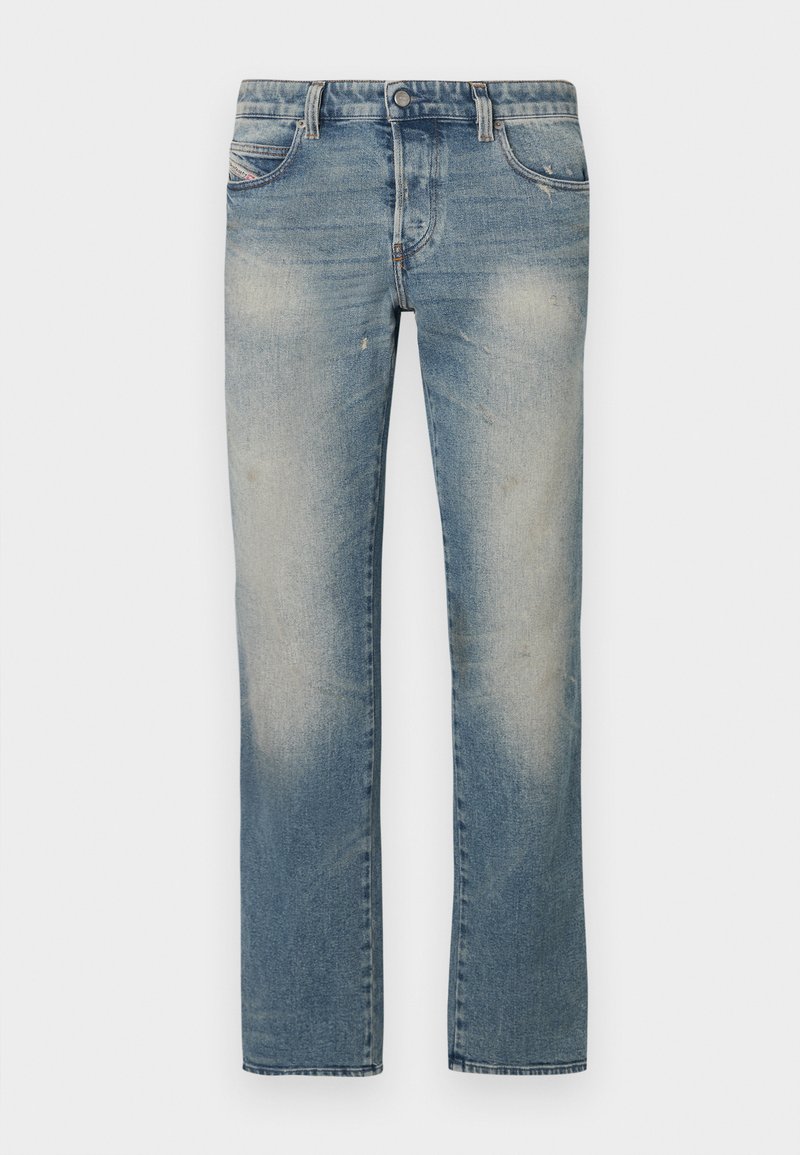 Diesel Straight leg jeans blauw denim/bluedenim
