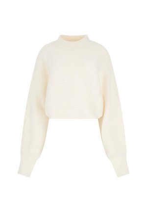 Guess CRISS CROSS AM RÜCKEN - Strickpullover - weiß
