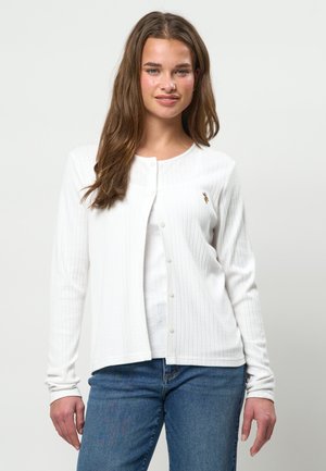 U.S. Polo Assn. Strickjacke - white