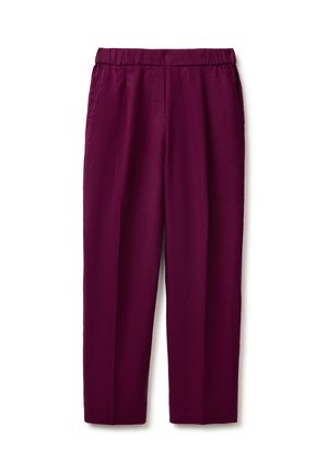 United Colors of Benetton, PULL ON TROUSERS WITH CARROT FIT... - Broek - violet