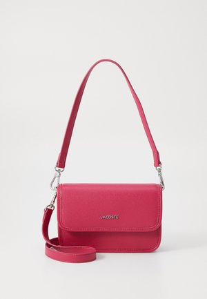 Lacoste FLAP CROSSOVER BAG - Torbica - bigarreau
