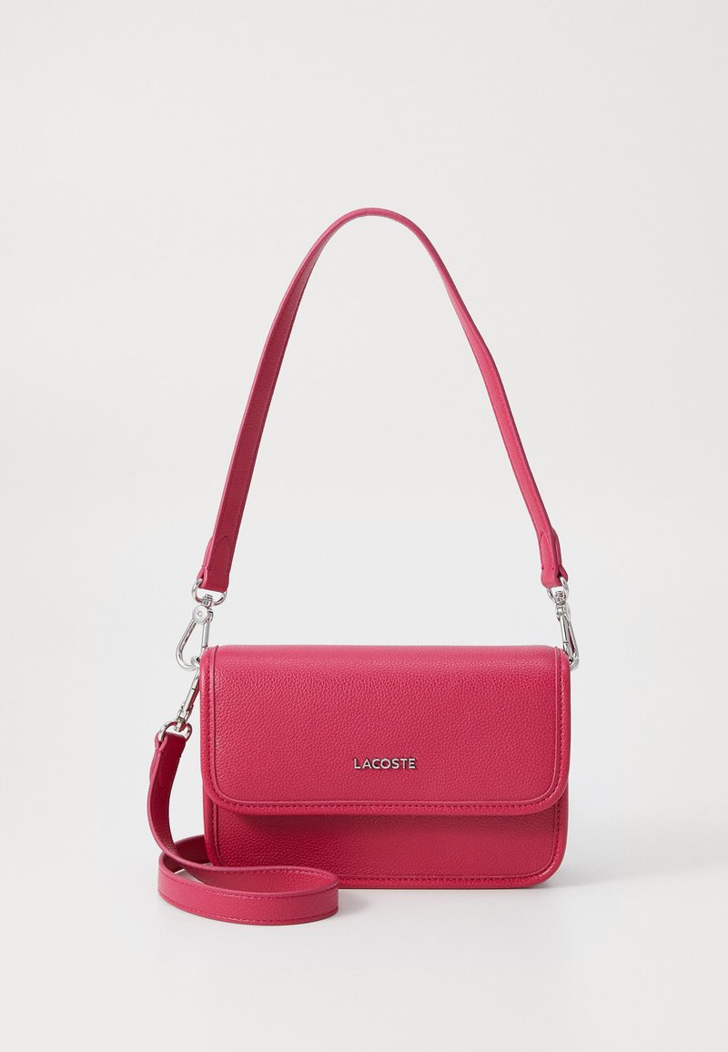 Lacoste FLAP CROSSOVER BAG - Rankinė - bigarreau