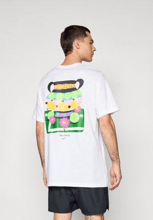NIKECOURT TEE - T-shirt imprimé - white