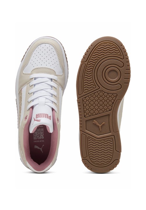 PUMA REBOUND SLAM LO WINTER SAFARI JR UNISEX - Trainers - silver fog-birch-puma white — photo 3