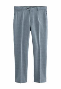 Next TAILORED FIT CHECK REGULAR FIT - Ülikonnapüksid - light blue
