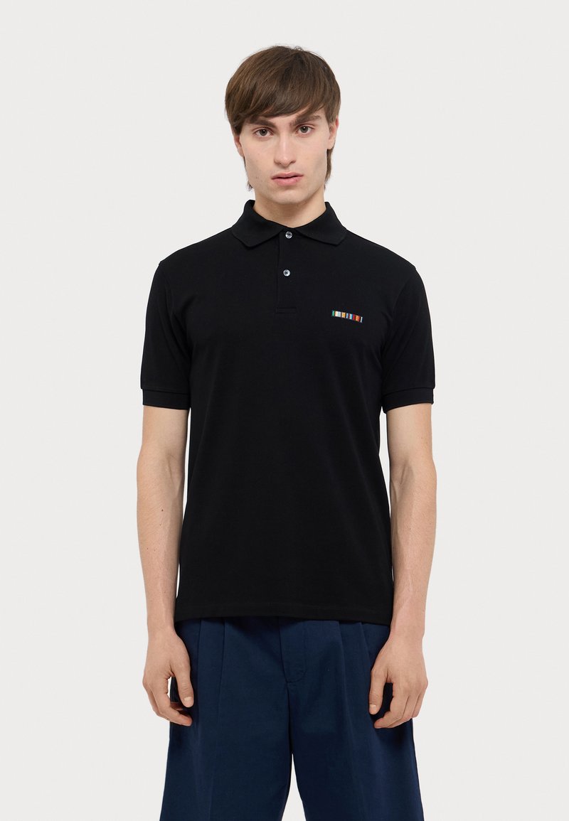 Paul Smith MULTI STRIPE - Polo - black