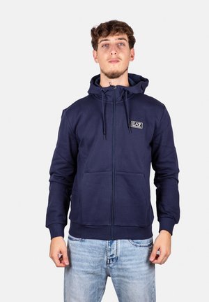 EA7 Emporio Armani con Logo Series - Felpa con zip - blue