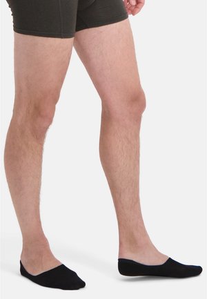 Bamboo Basics UNISEX  BAMBOO BASICS 3 PACK  INVISIBLE MIKA - Enkelsokken - black
