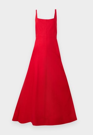 Alice + Olivia POLLY SEAMED DROP TIE WAIST ANKLE LENGTH - Maxi šaty - chili pepper