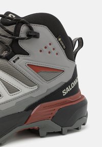 Salomon X ULTRA 360 MID GTX - Pantofi drumeție - pewter/black/burnt henna