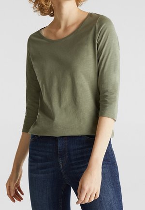 Langarmshirt - khaki