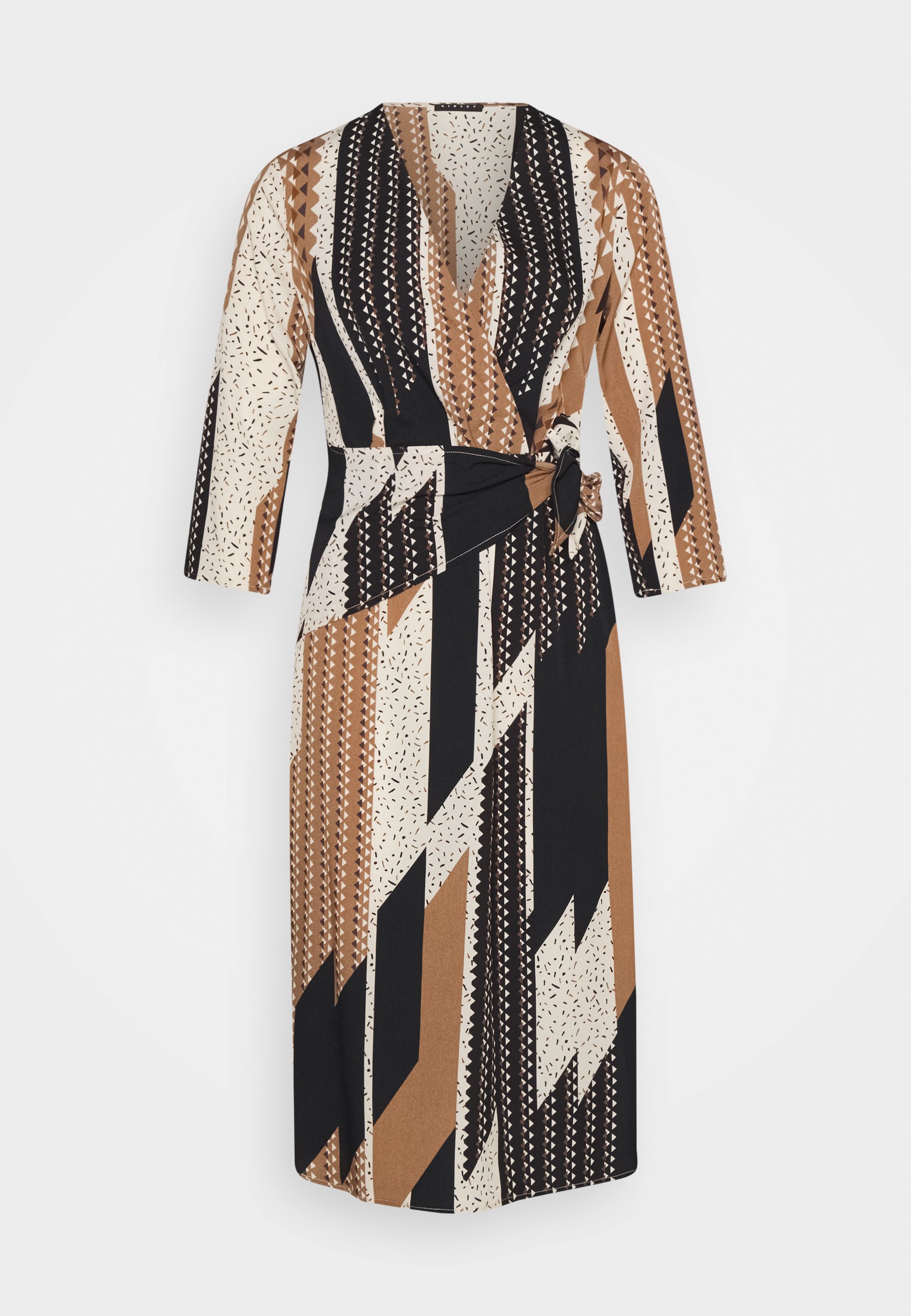 Sisley Dress Freizeitkleid Light Brown Beige Hellbraun Zalando De