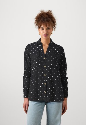 VMBUMPY  - Button-down blouse - black/white