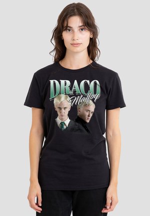 Cotton Soul, HARRY POTTER DRACO MALFOY HOMAGE - Print T-shirt - black