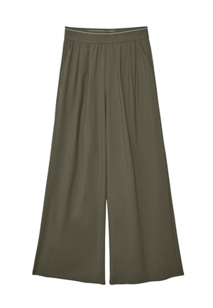 Stradivarius, PALAZZO JOGGER TROUSERS WITH ELASTIC WAISTBAND 07702147 - Pantalon classique - brown