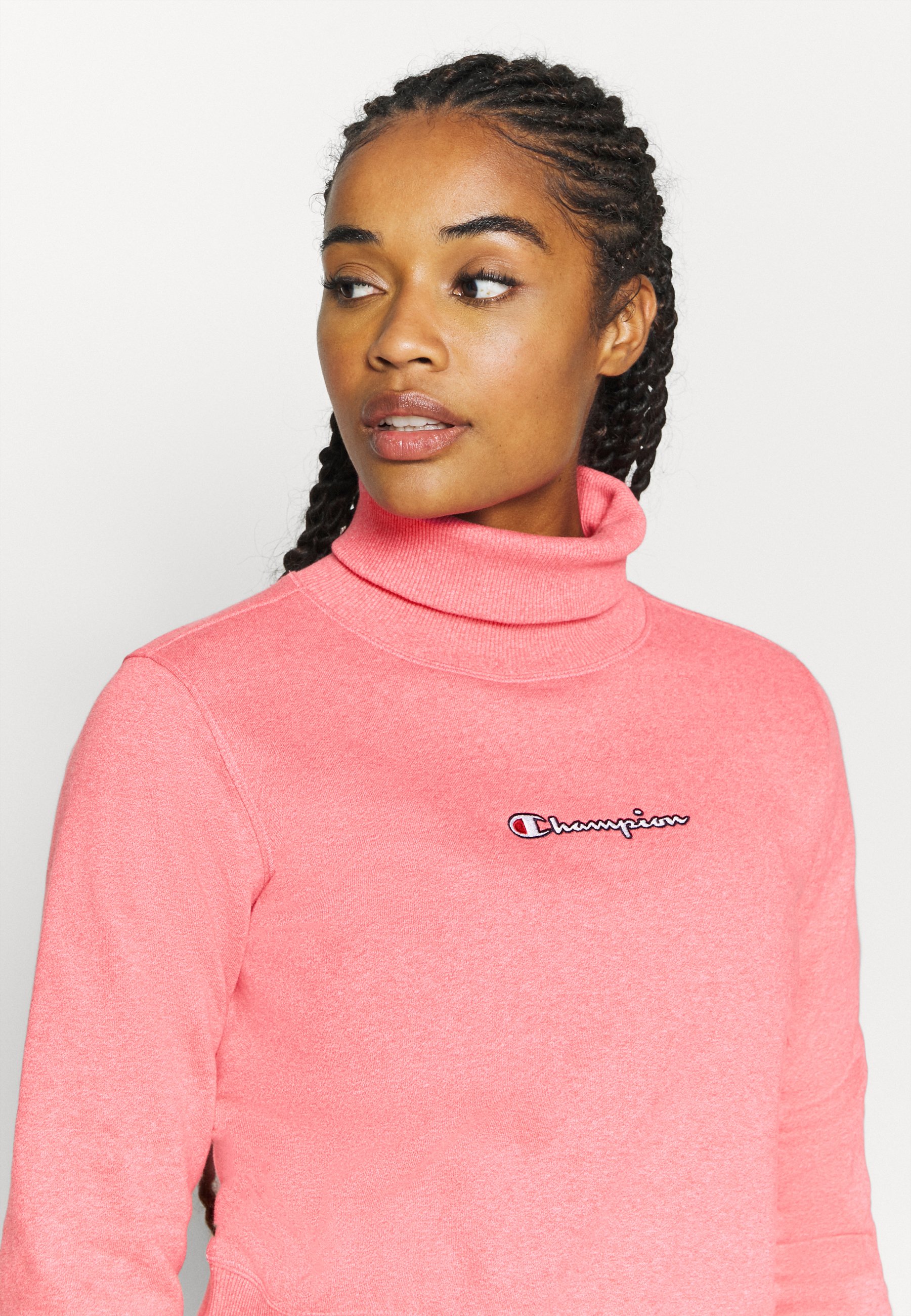 Champion HIGH NECK ROCHESTER Sweatshirt pink Zalando.at CHAMPION HOODIE HIGH NECK SWEATSHIRT 113216PS144 | Rosa | 54