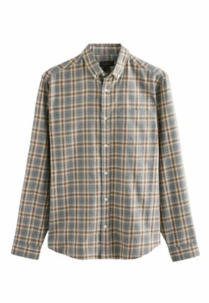 SIGNATURE BRUSHED CHECK LONG SLEEVE - REGULAR FIT - Marškiniai - grey