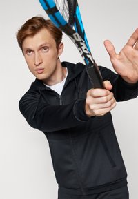 Sergio Tacchini MIHON TRACKTOP - Sudadera con cremallera - black