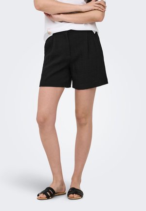 ONLY, Bermuda ONLITA High waist Regular Fit Linen - Shorts - noir