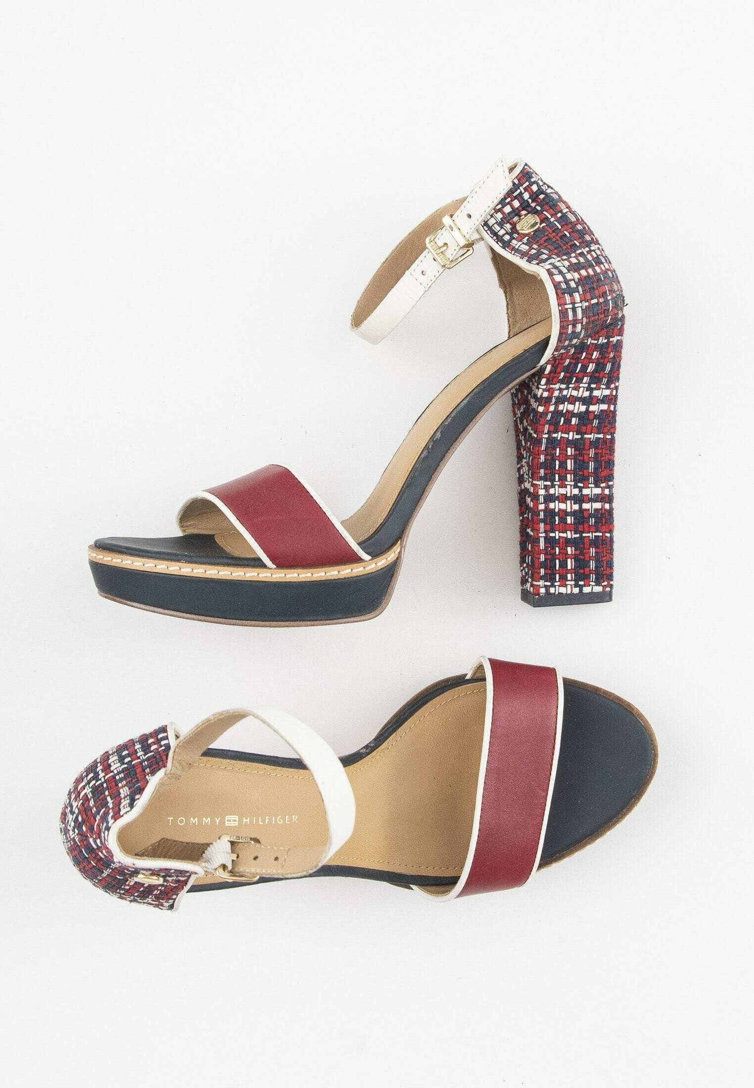 Tommy Hilfiger Sandalias de tacón - red/rojo - Zalando.es