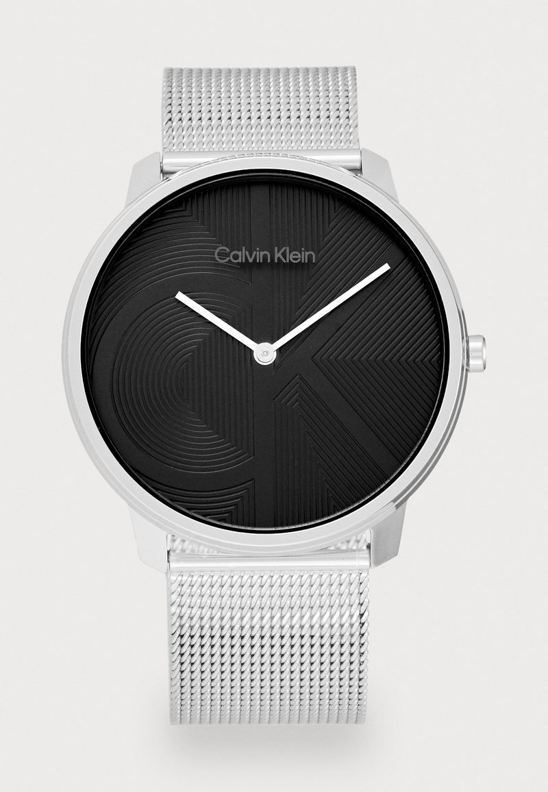 Calvin Klein ICONIC - Ρολόι - black/silver-coloured