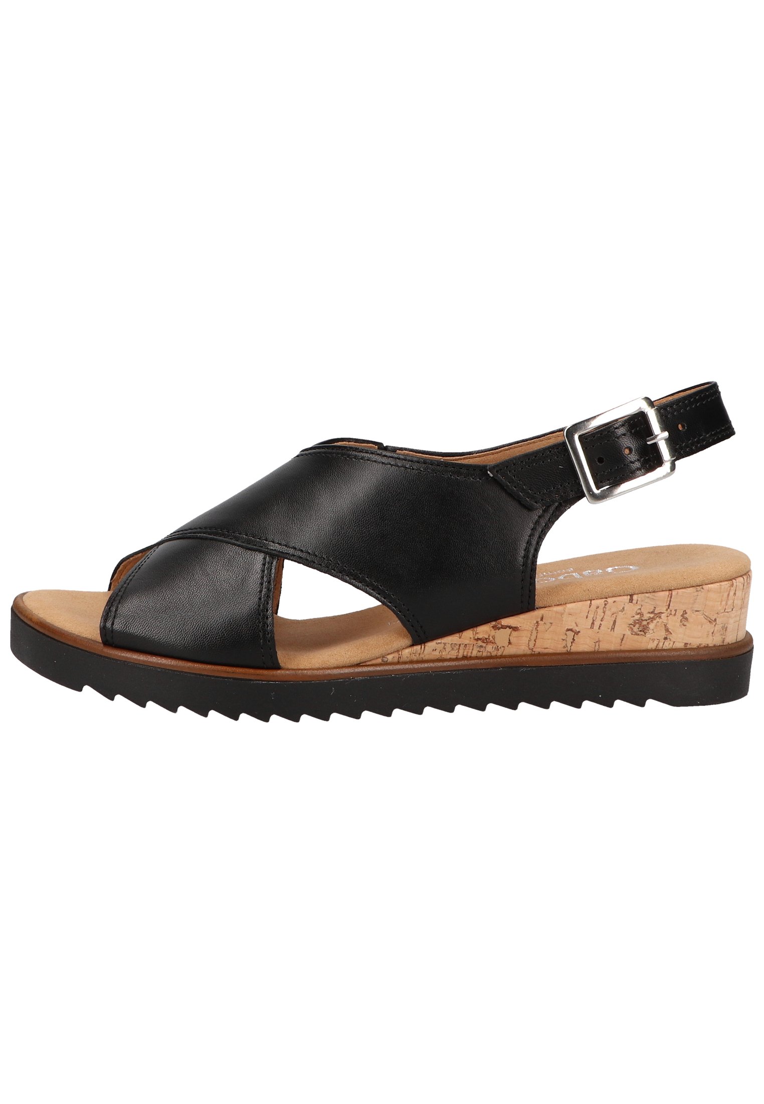 Gabor Sandalen met sleehak - schwarz/Zwart - Zalando.nl