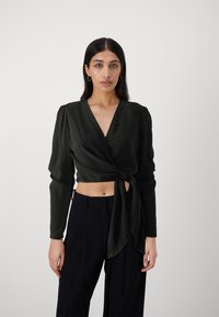 Elisabetta Franchi - WOMENS BLOUSE - Bluse - nero Thumbnail-Bild 1